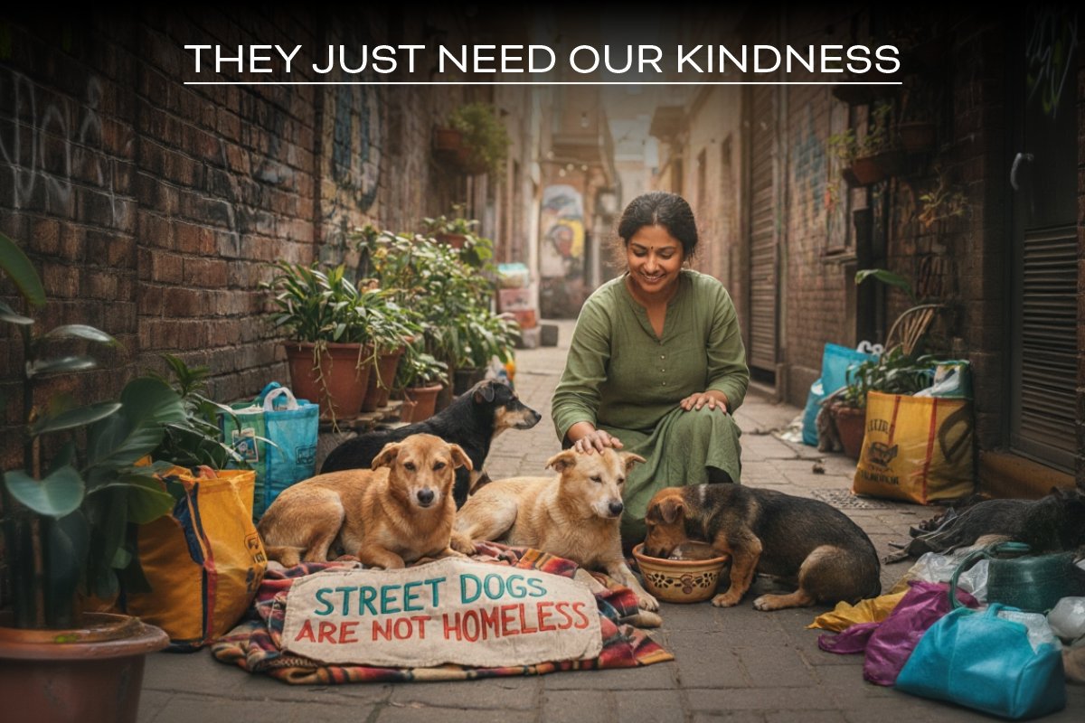 Street Dogs Are Not Homeless They Just Need Our Kindness