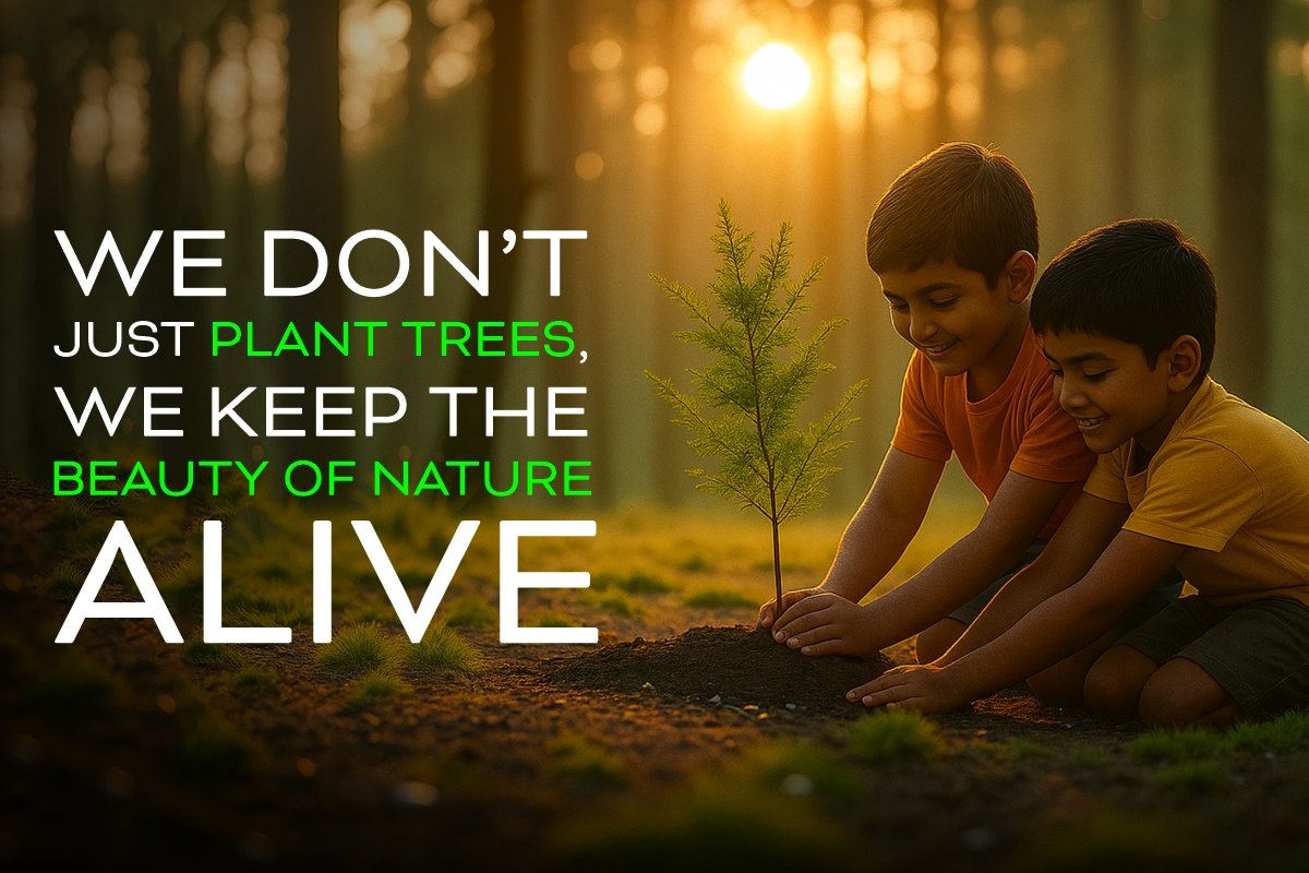 We Don’t Just Plant Trees, We Keep the Beauty of Nature Alive